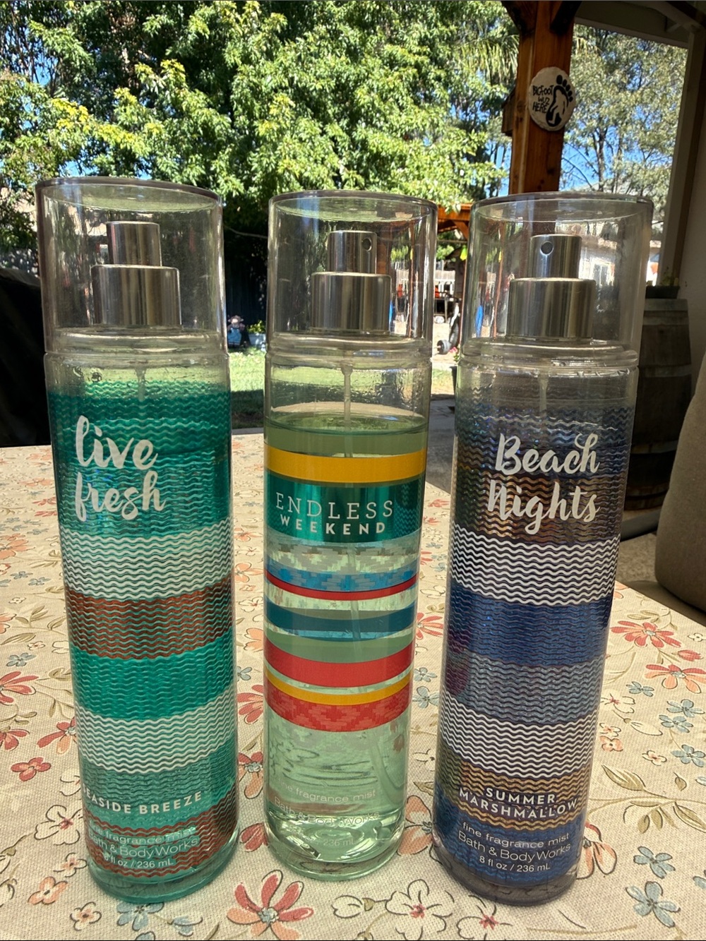 Gently Used Bath & Body Works Discontinued Summer Mist Bundle Lot